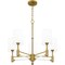 Quoizel Gretchen Chandelier 5 Lights Aged Brass GCN5026AB - alternate 4